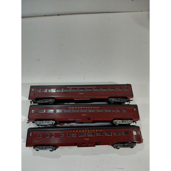 Athearn Electric Trains HO Gauge Model Railroad Pennsylvania Passenger 3 Car Set - Picture 1 of 11